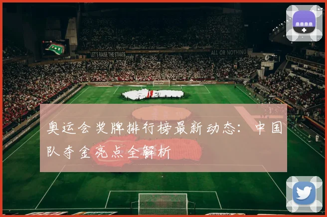 奥运会奖牌排行榜最新动态:中国队夺金亮点全解析